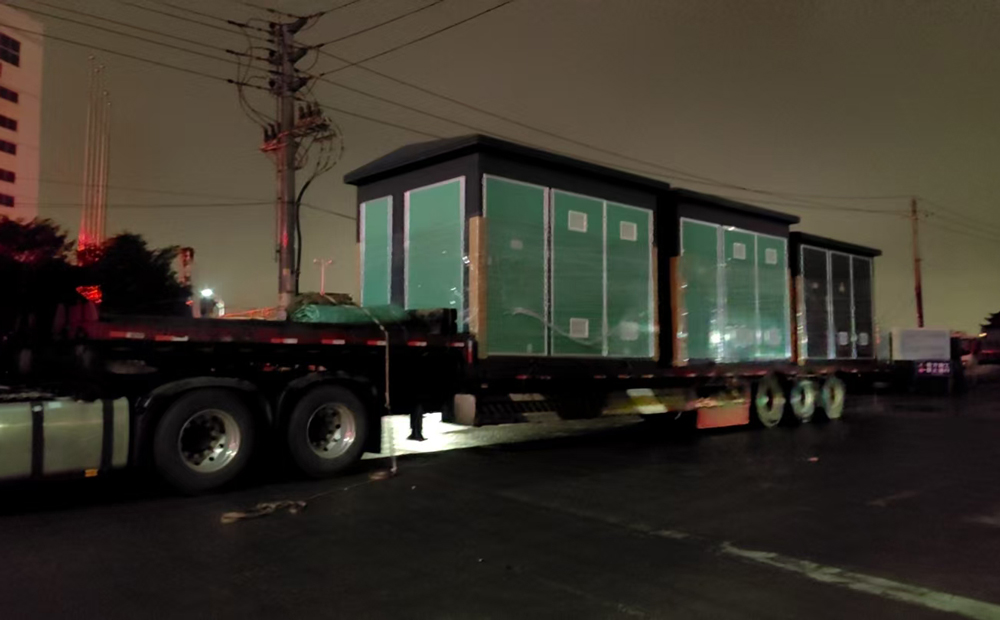 民赛电气产品装车发货现场